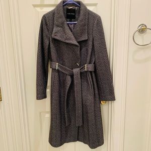Ivanka Trump Wool Herringbone Coat